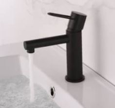 IMEX  MILOS - MITIGEUR MONOCOMMANDE LAVABO - BDY027-1/NG / NOIR MAT